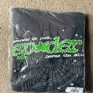 Dark Grey V2 Sp5der Hoodie